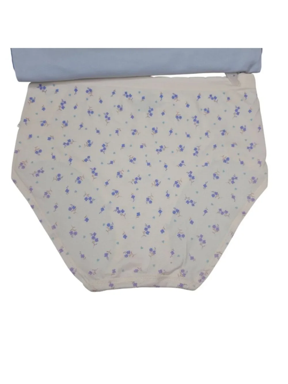 Laura Ashley Womens 5-Pack High-Waist Briefs Size 1X Soft Nylon Spandex